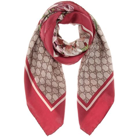 gucci fuchsia scarf|Gucci silk scarf women.